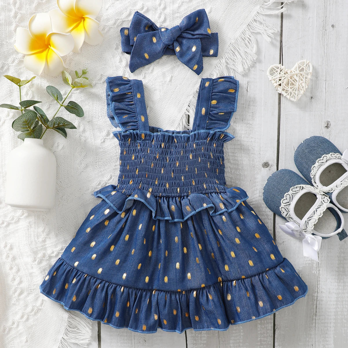 Robe vêtement bébé fille