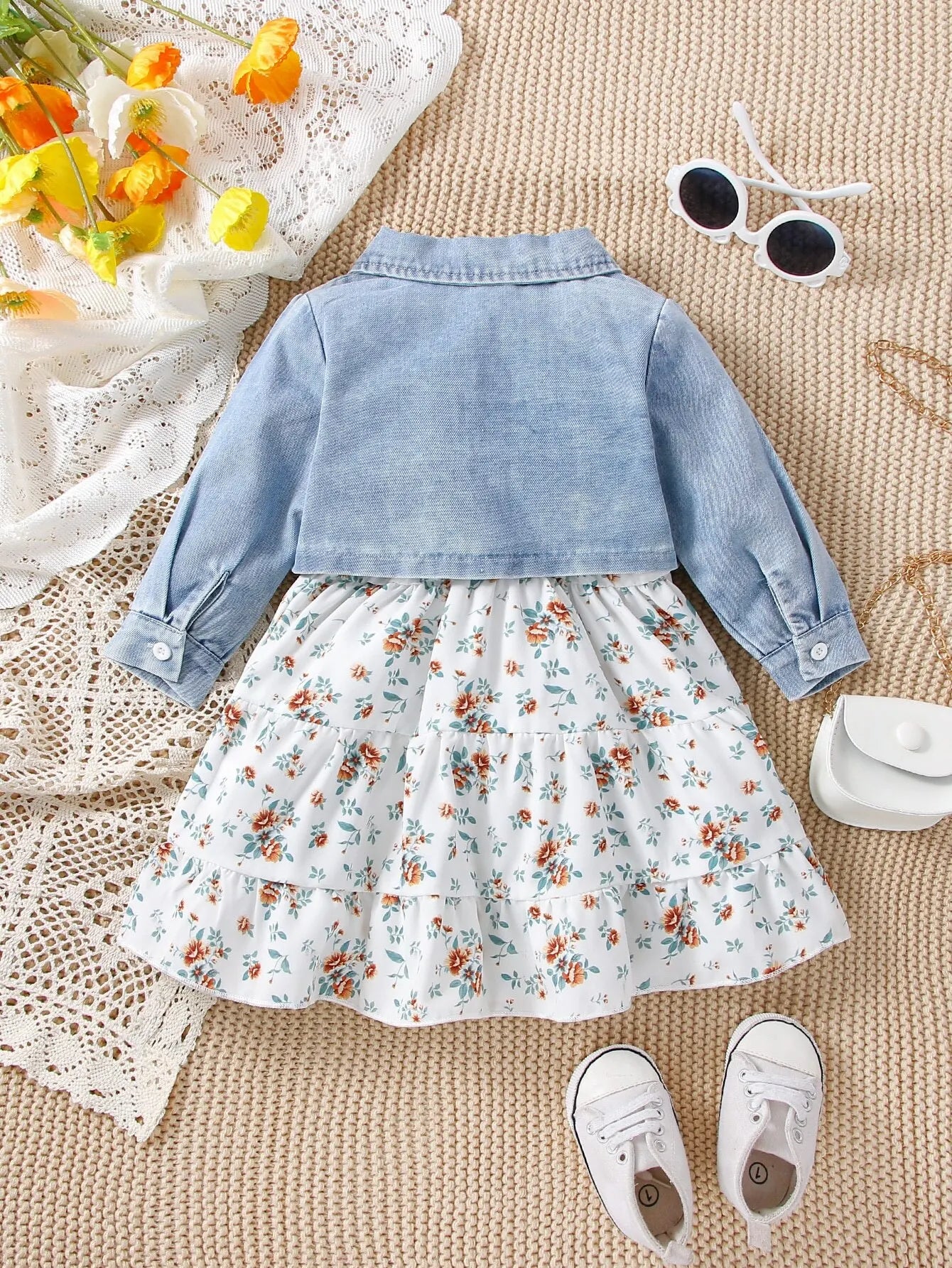 Ensemble vêtement bébé fille